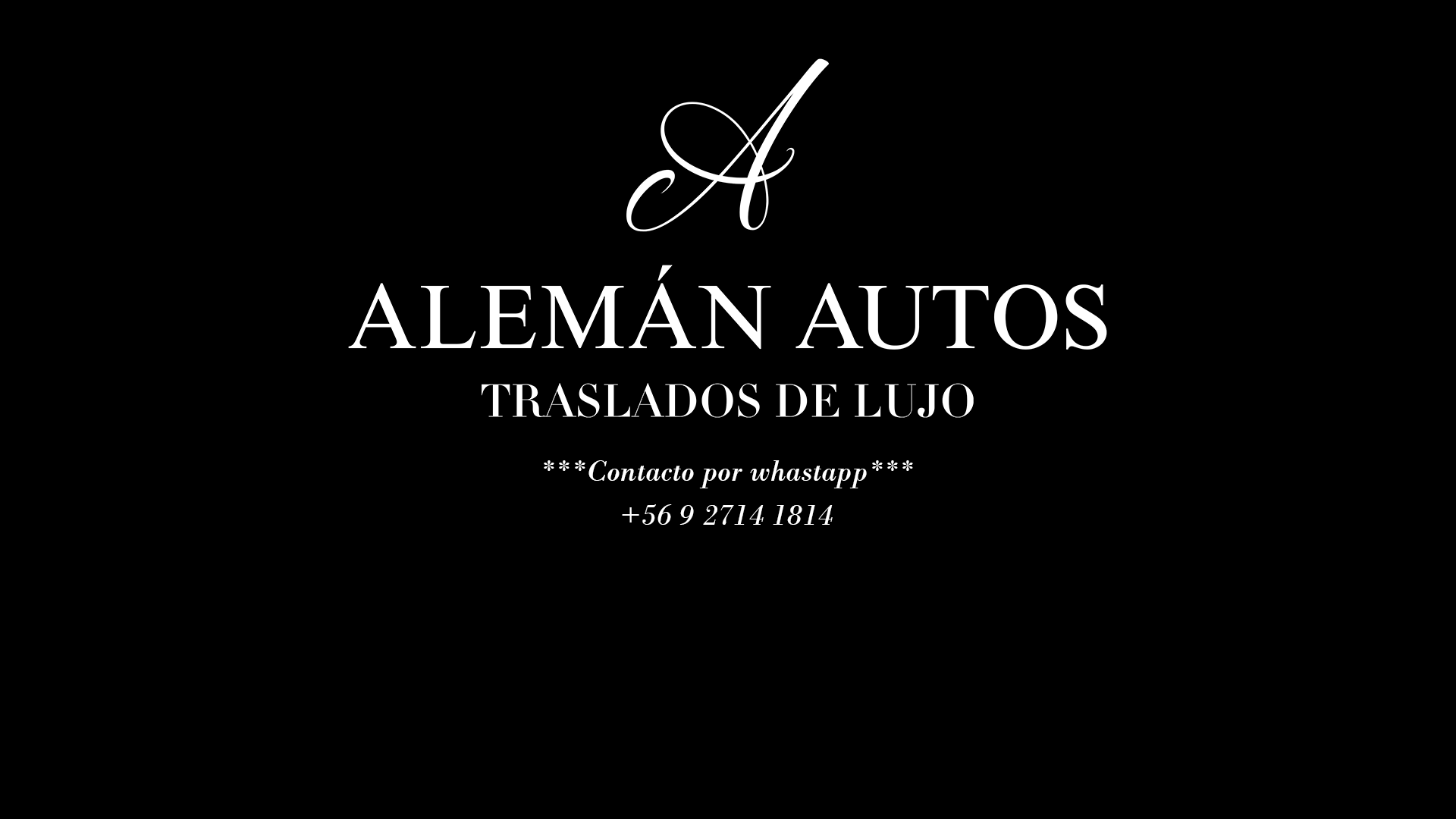 Aleman Autos Landing Page